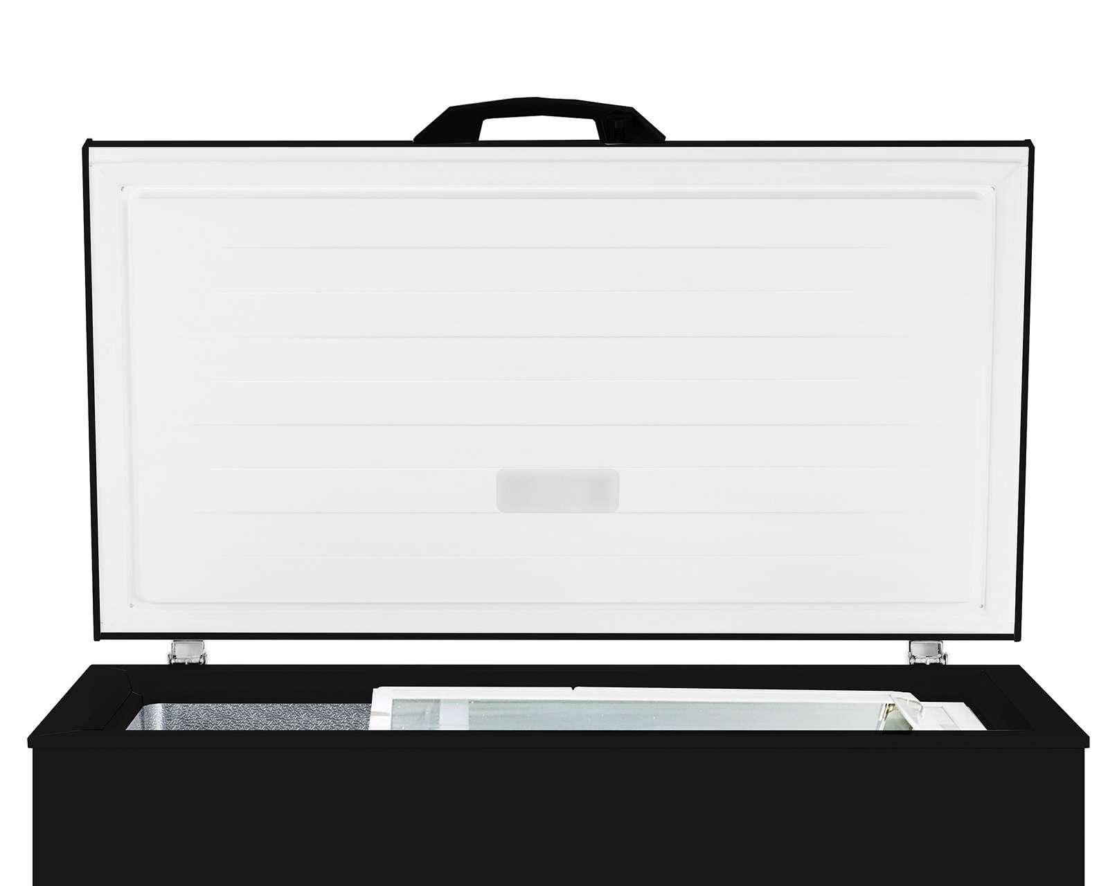 Congelador 9 pulg. inverter negro panel digital marca hisense