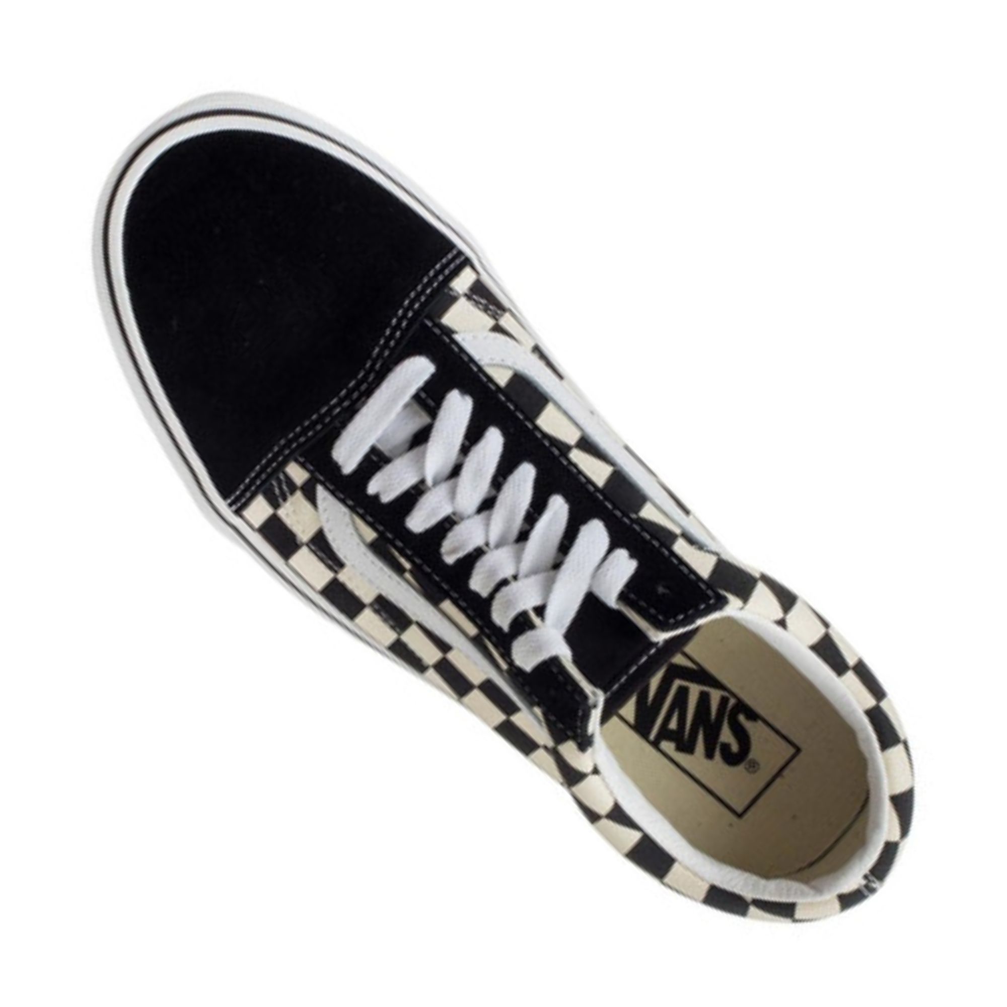 Vans blancos con discount cuadros