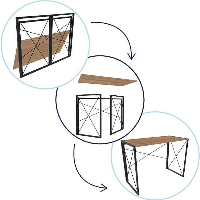  Escritorios CH 01 (Mediano, Negro Monarca)