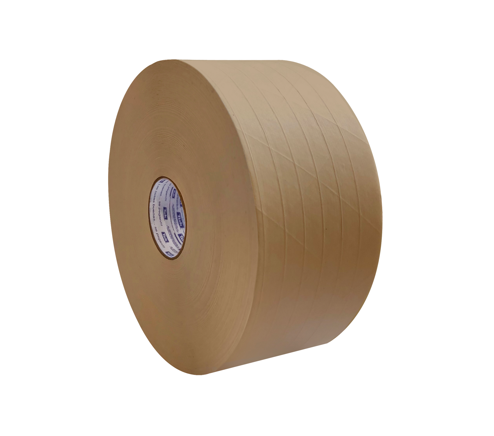 Cinta para empaque reforzada con filamentos activada por agua