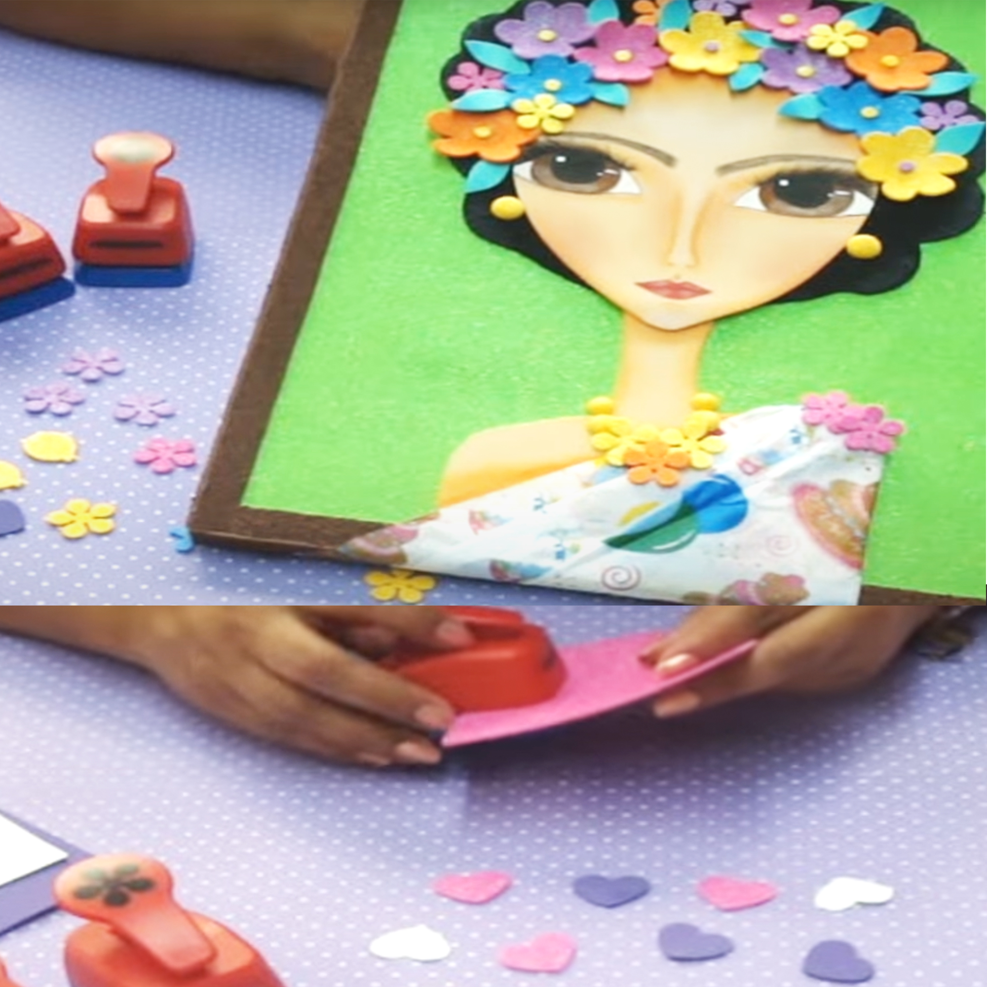 Perforadora De Varios Figuras Para Foamy papel álbumes de fotos DIY Manualidad 16mm