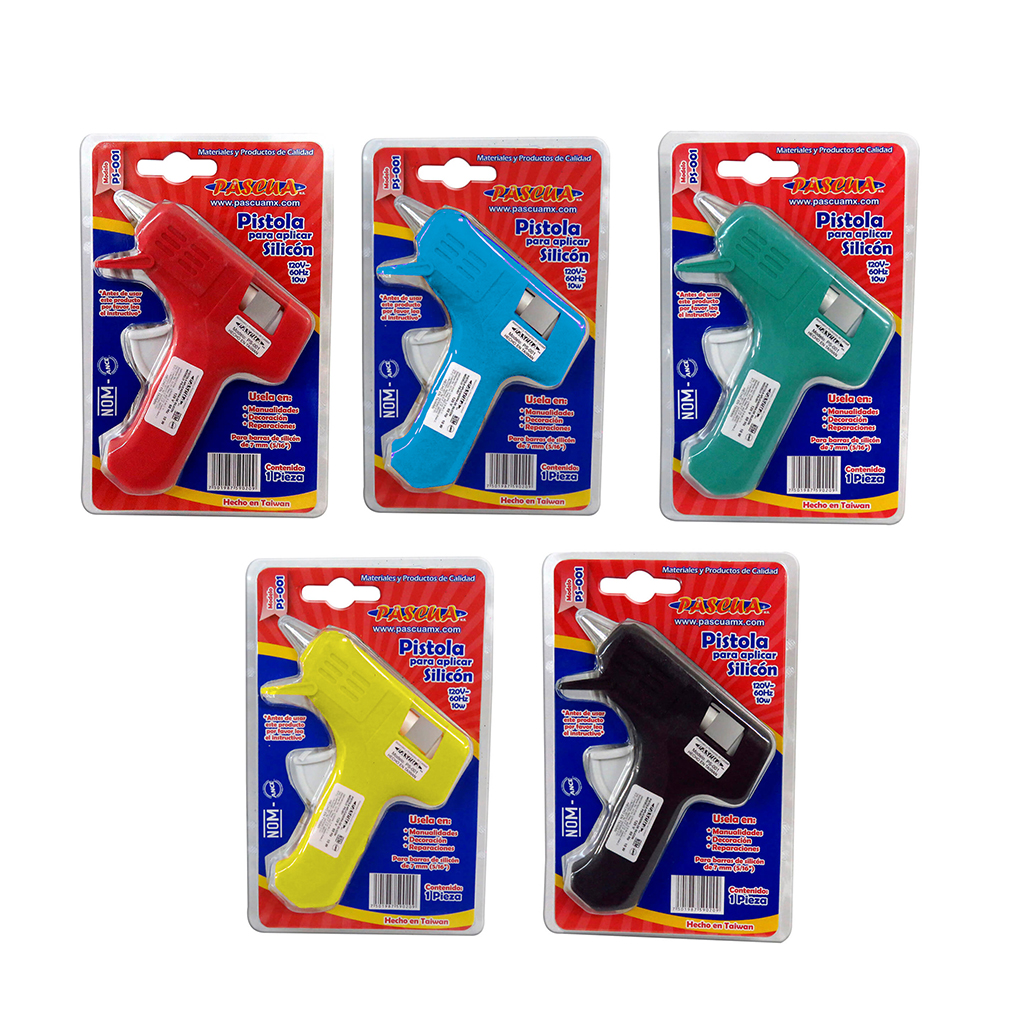 Pistola Silicon 10W viene 12 Barras para Manualidades DIY, Arte, Reparaciones, decoración del Festival para silicon delgada 7mm