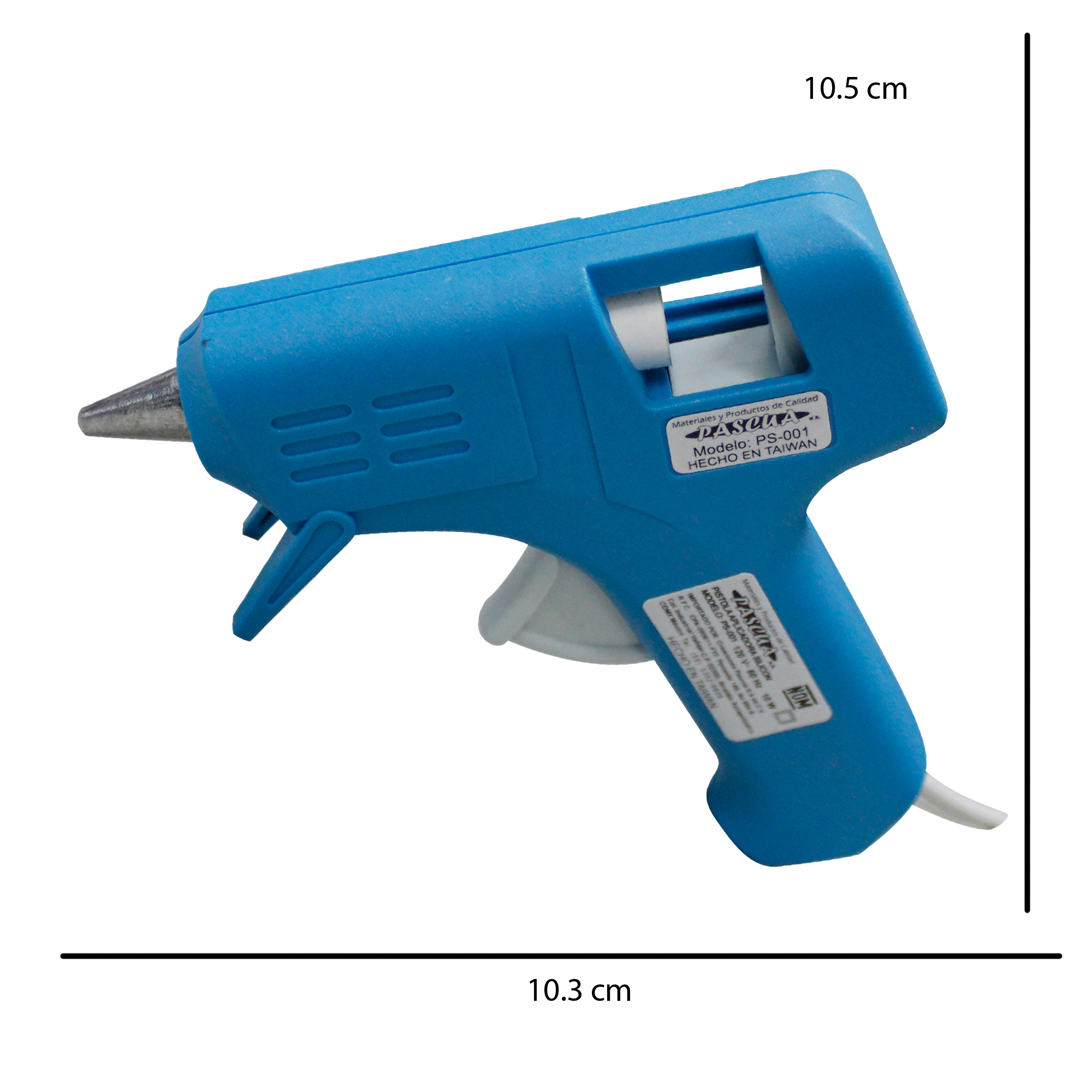 Pistola Silicon 10W viene 12 Barras para Manualidades DIY, Arte, Reparaciones, decoración del Festival para silicon delgada 7mm