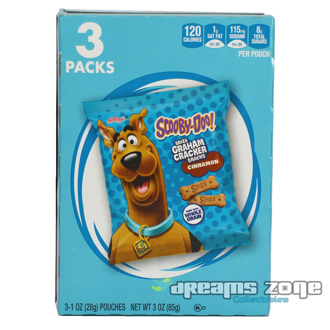 Galletas Scooby-Dooh! Graham Cracker Snacks Cinammon 85g