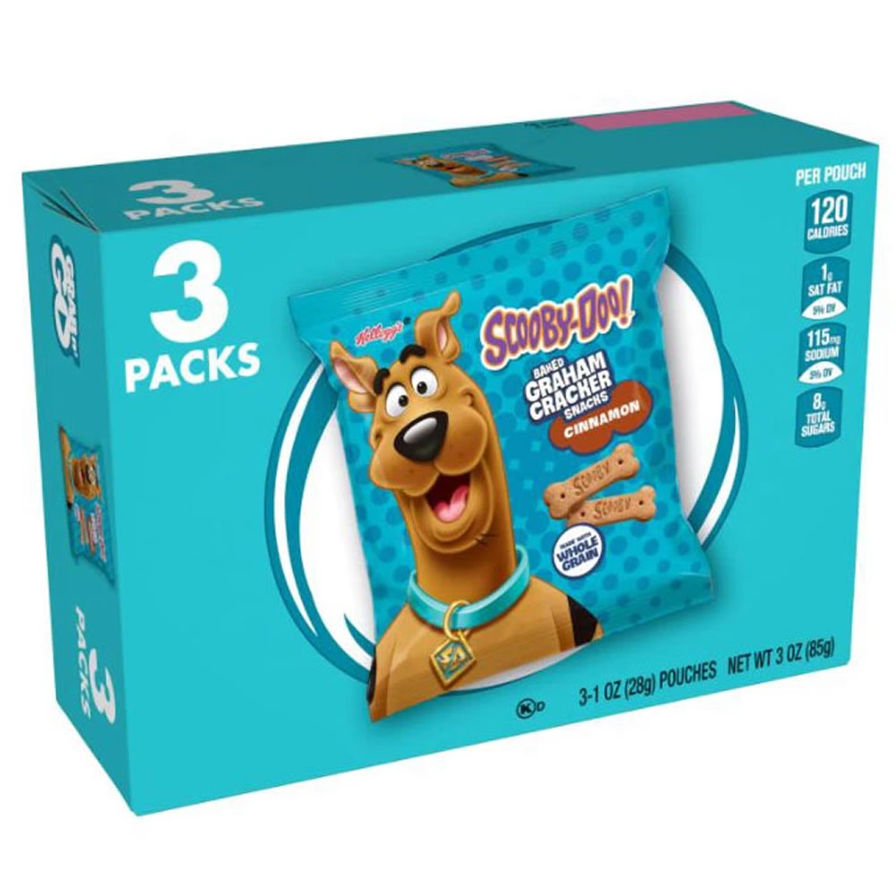 Galletas Scooby-Dooh! Graham Cracker Snacks Cinammon 85g