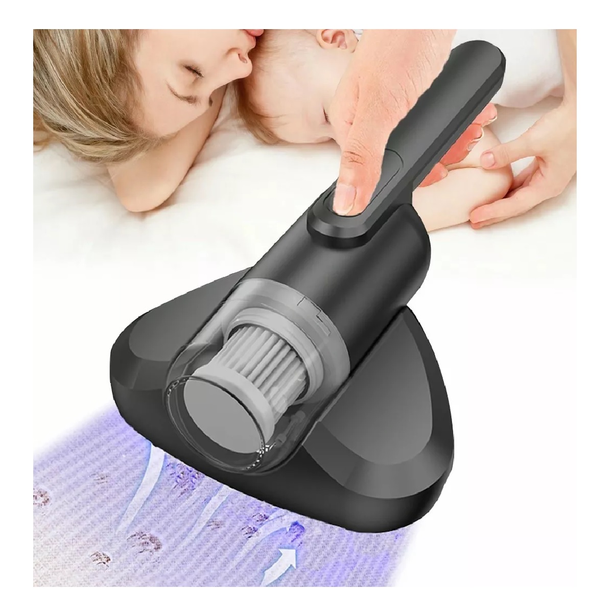 Aspirador De Mano Desinfección Uv Y Eliminación De Ácaros