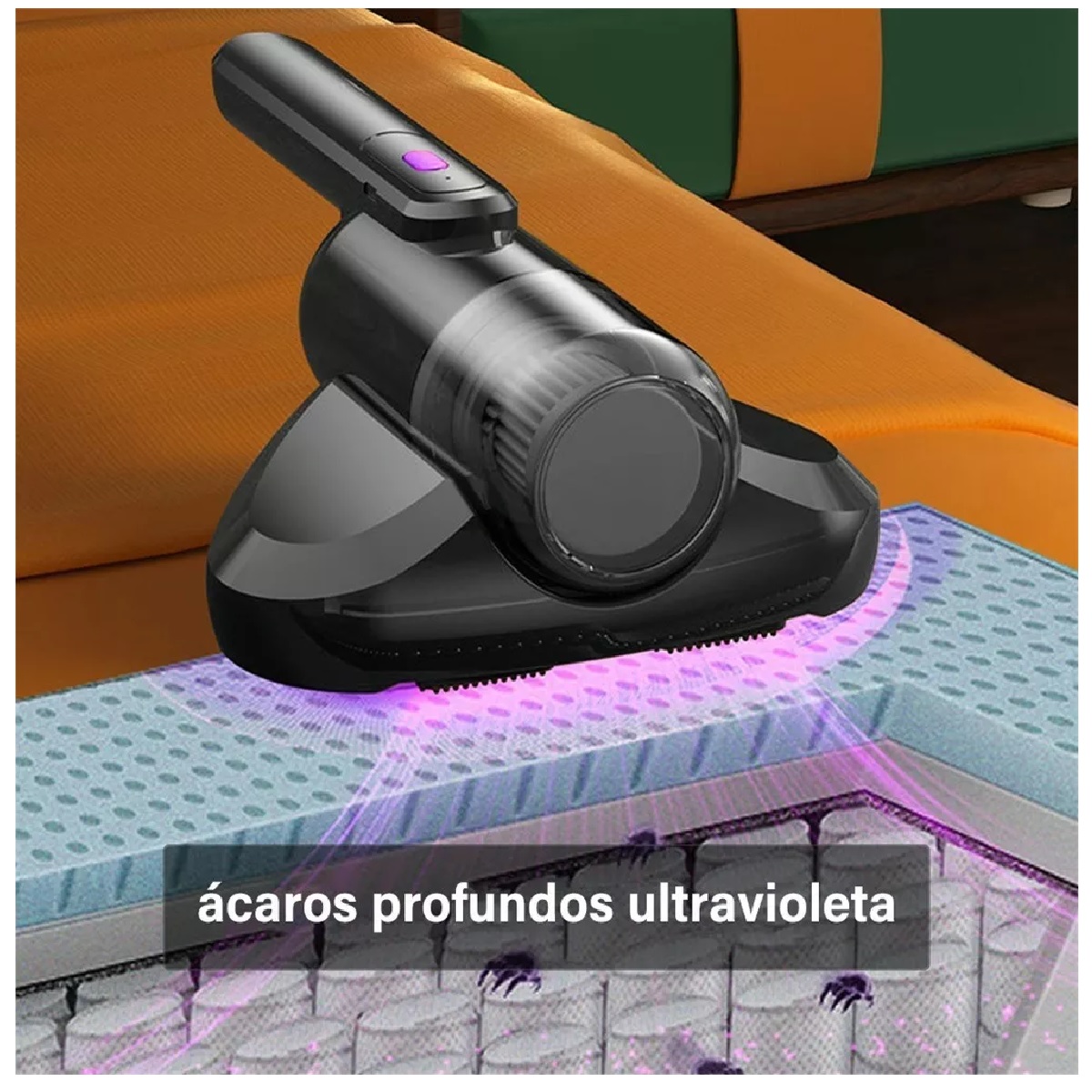 Aspirador De Mano Desinfección Uv Y Eliminación De Ácaros