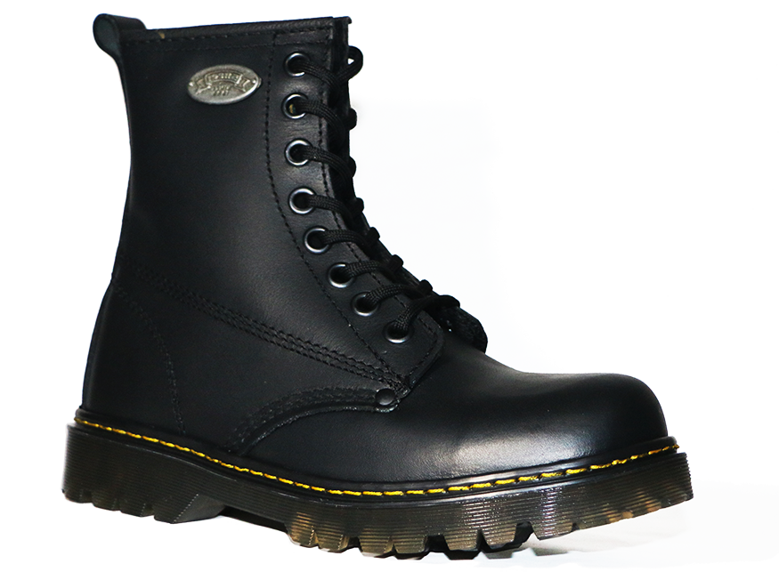 REGALO! Botas Cuero Piel Negras Vino Grunge Aestethic Hombre Mujer Joven