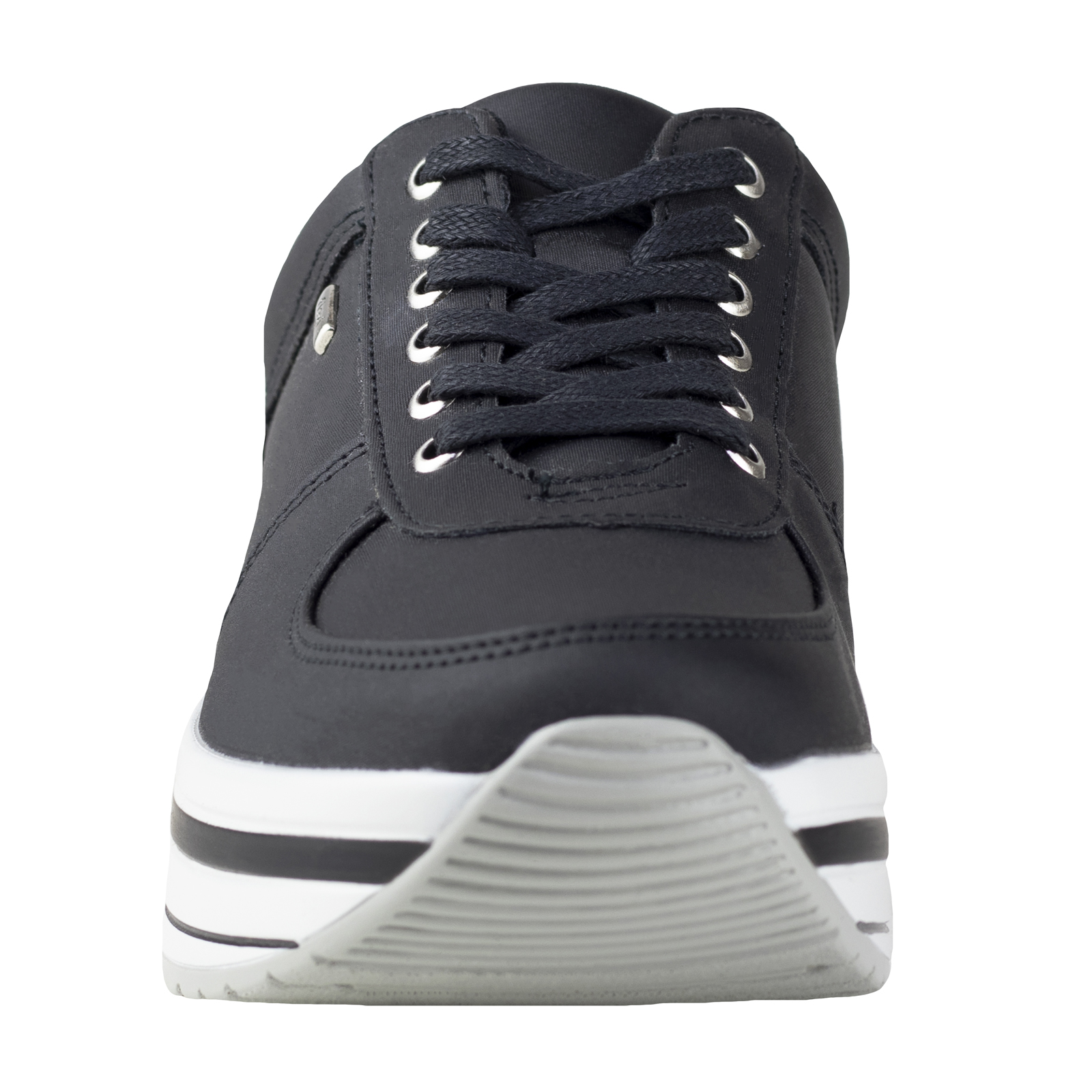 TENIS DE PLATAFORMA FLEXI DE DAMA URBANOS 4.5 CM 101001 NEGRO 