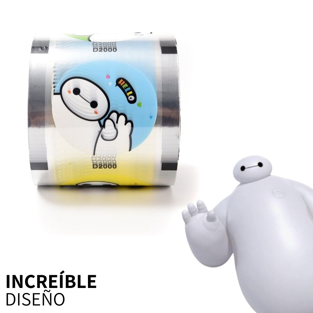 Rollo Film Plástico Para Sellar Vasos Herméticamente Diseños