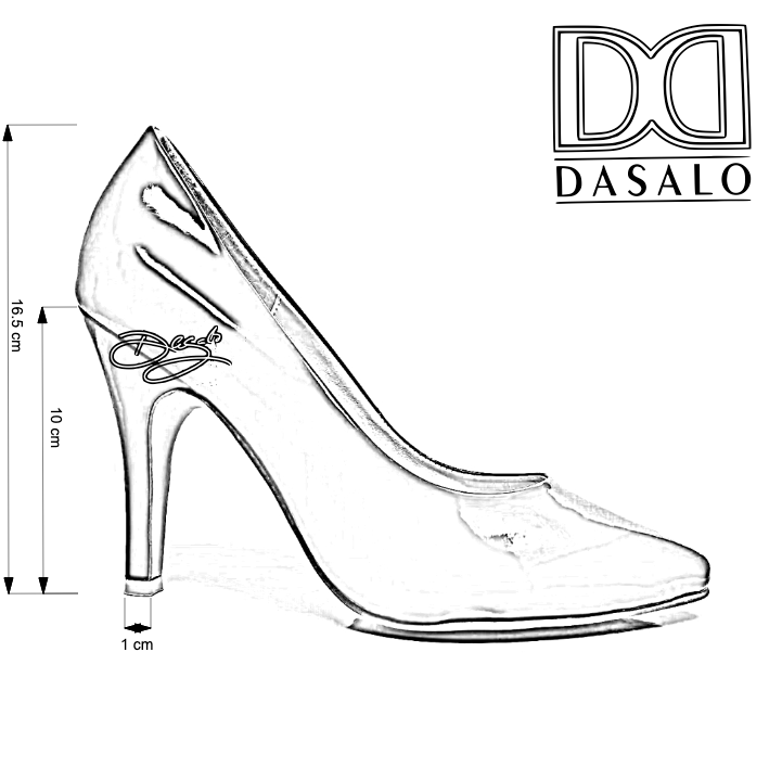 Zapatilla Dasalo En Charol Rojo Y Tacón Aguja Para Dama