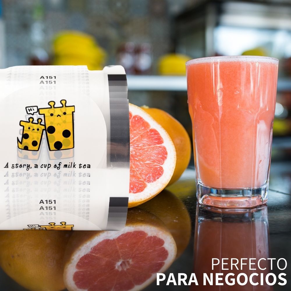 Rollo Film Plástico Para Sellar Vasos Herméticamente Diseños