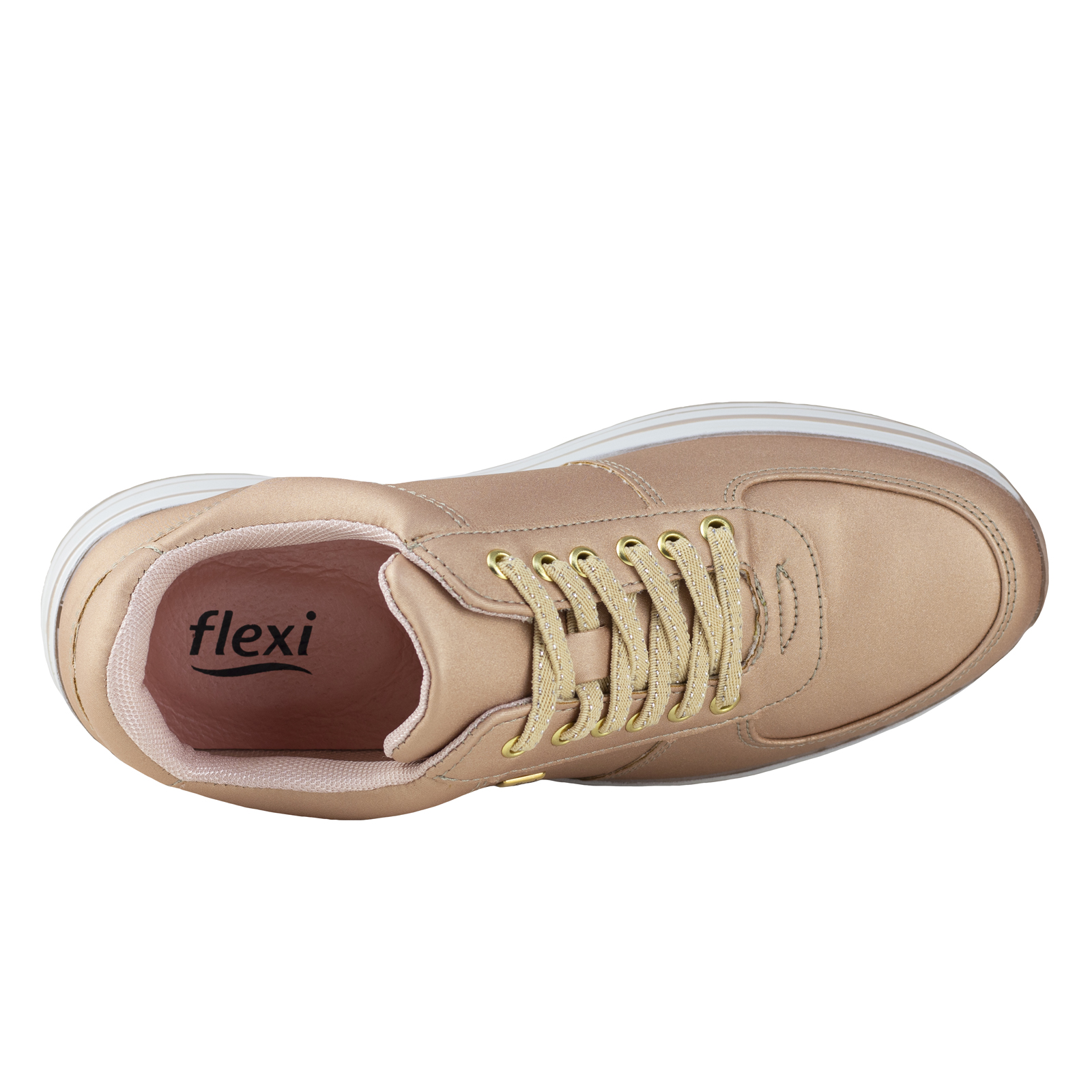 FLEXI DE DAMA TENIS URBANOS PLATAFORMA 4.5 CM 101001 ROSA
