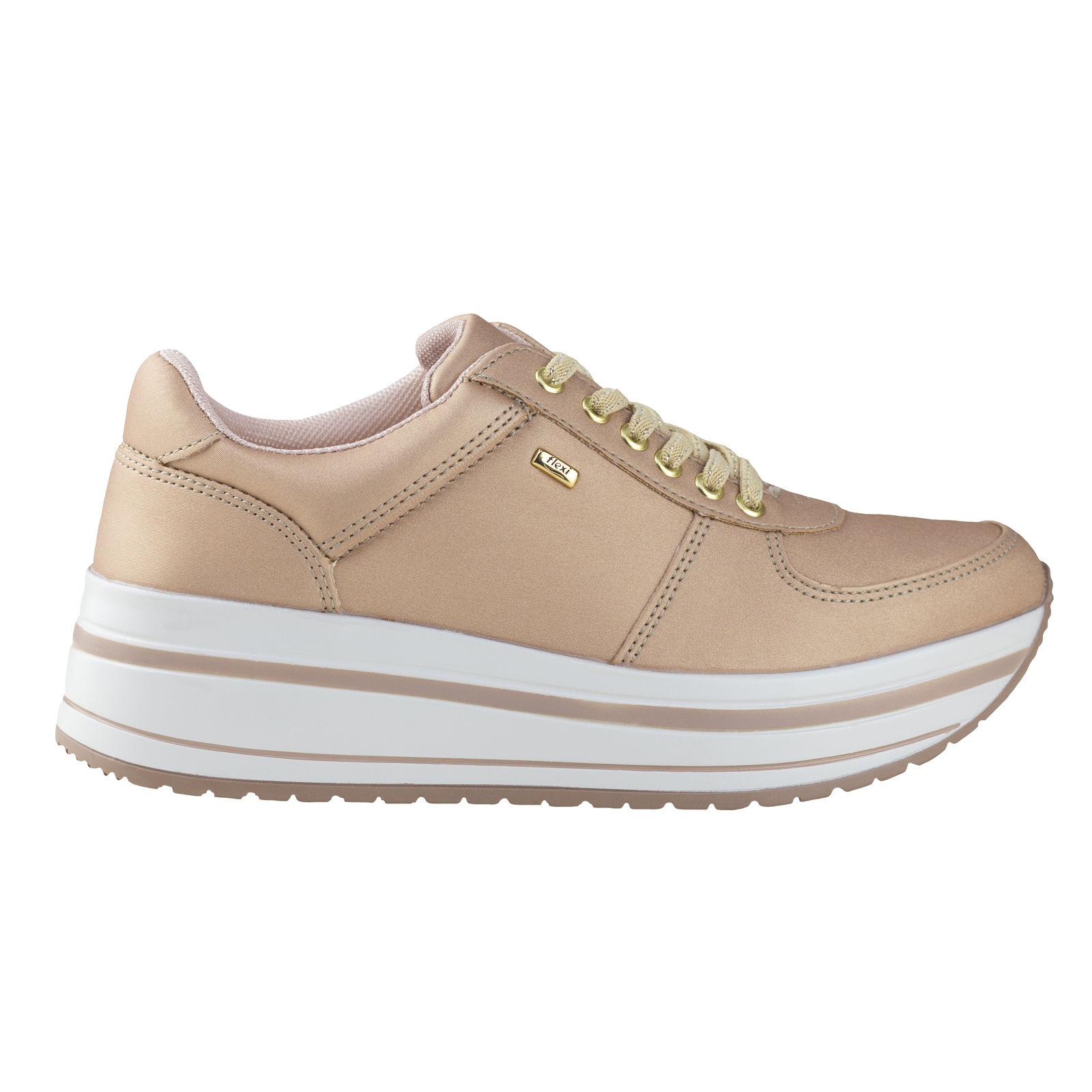 FLEXI DE DAMA TENIS URBANOS PLATAFORMA 4.5 CM 101001 ROSA