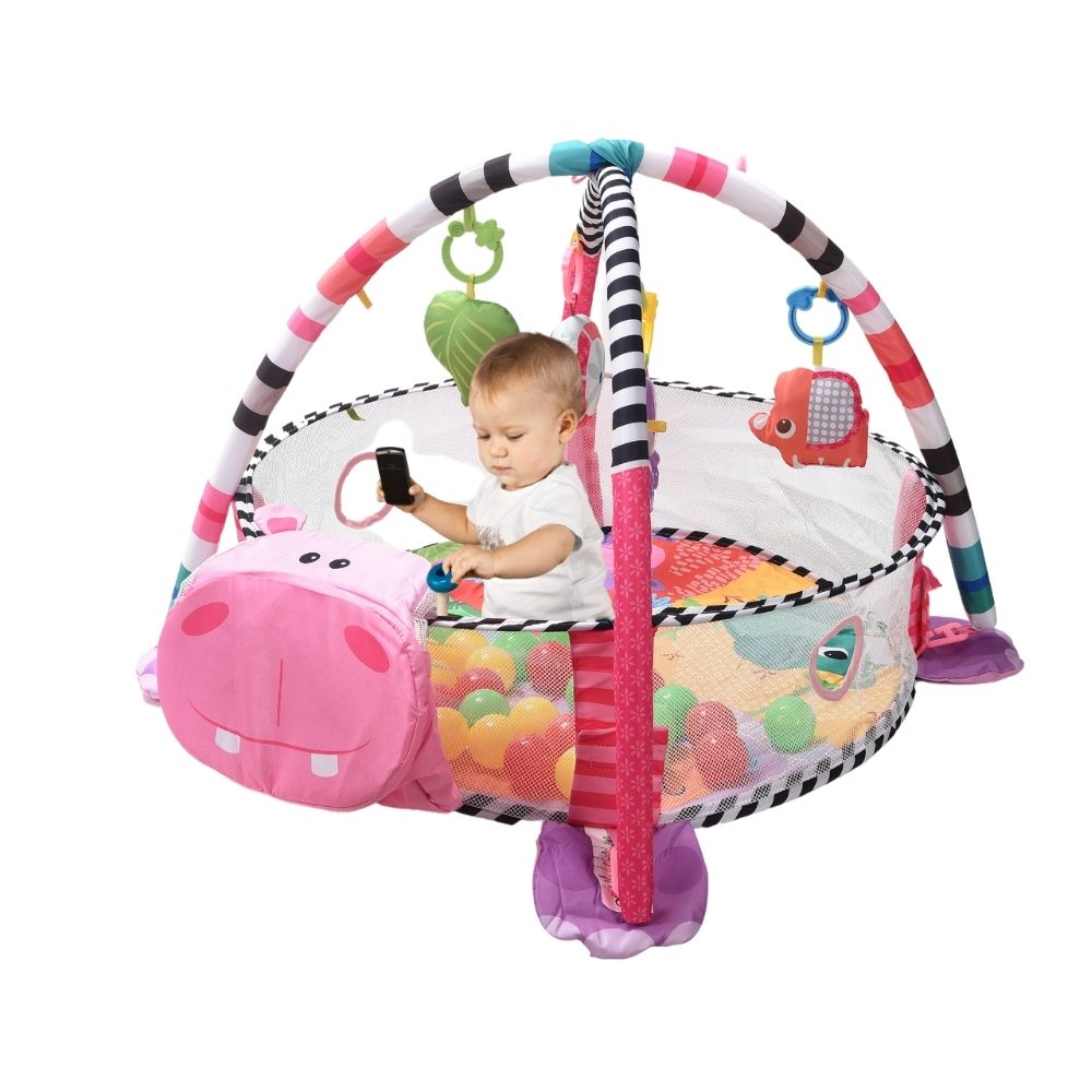 Gimnasio Para Bebe Tapete Movil 3 en 1 Pelotas Ajustable 