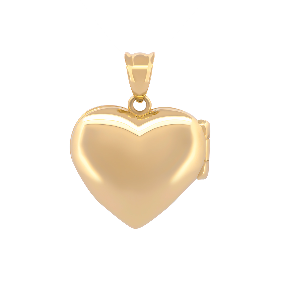 Dije Corazón Relicario Love Oro Sólido 14k