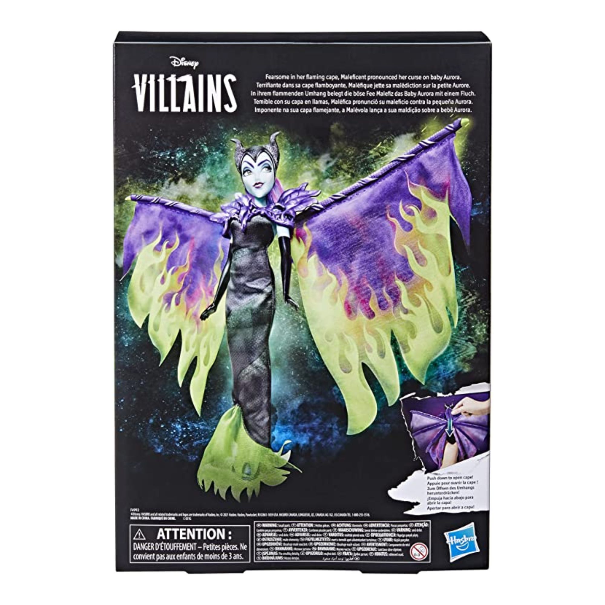 Disney Princesas Villanas Maléfica Llamas De Furia