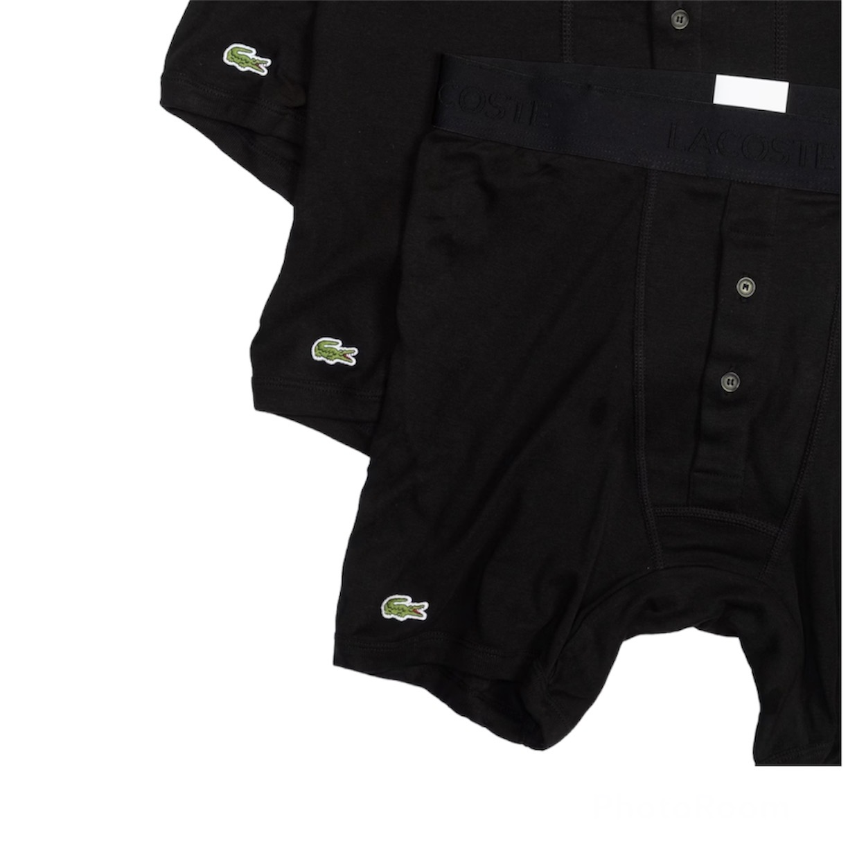 Pack De 3 Boxers Lacoste Negro 100% Original Y Nuevo