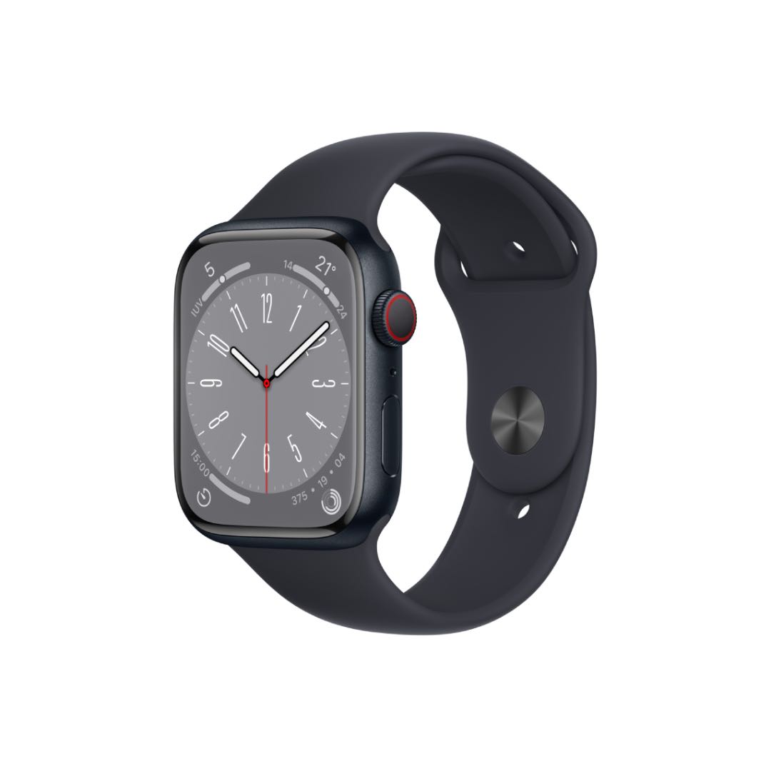 Apple Watch Series 8 (GPS)(A2771) 45mm Midnight (Reacondicionado Grado A)