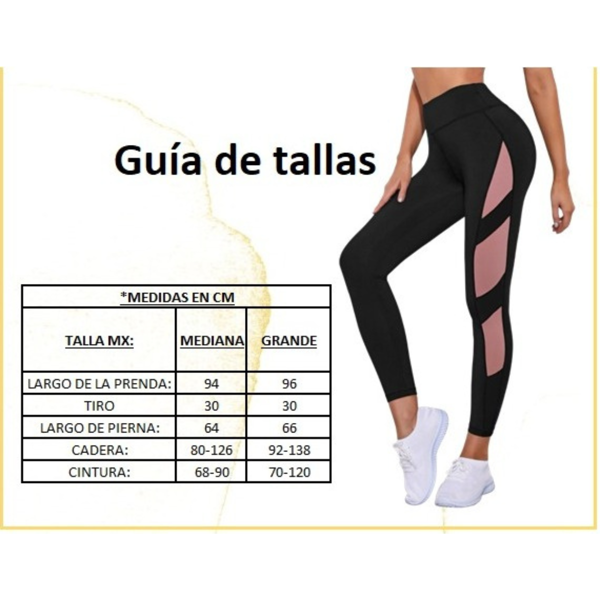 Leggings Deportivo Mujer Licra Gym Mallon Casual Malla Lycra LIC-0101
