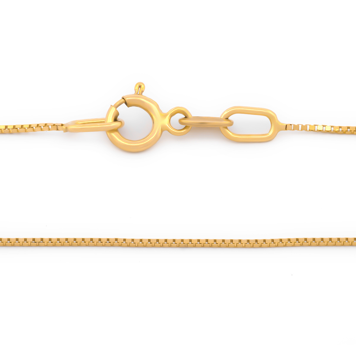 Cadena Cubo Oro Italiano Sólido 14k 45 Cm 