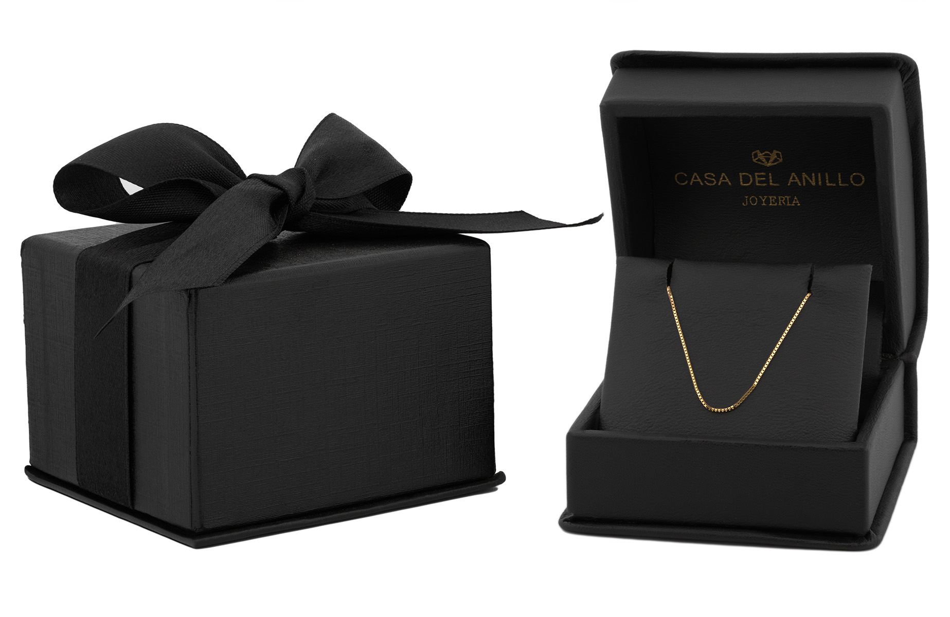 Cadena Cubo Oro Italiano Sólido 14k 45 Cm 