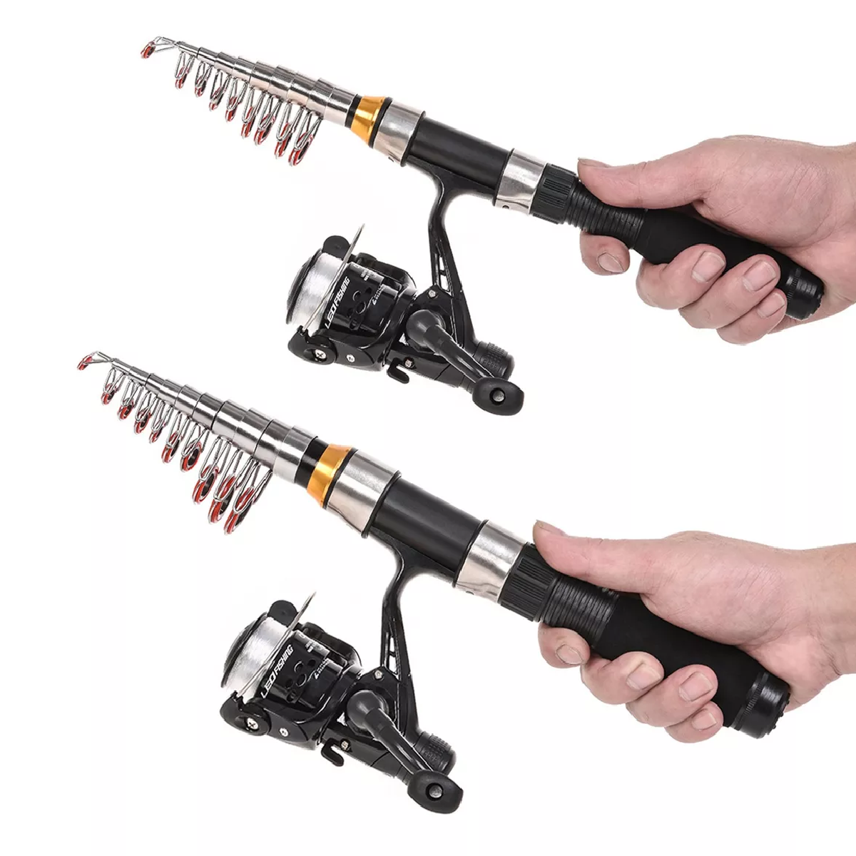  Juego Completo De Carrete De Caña De Pescar De 2,3