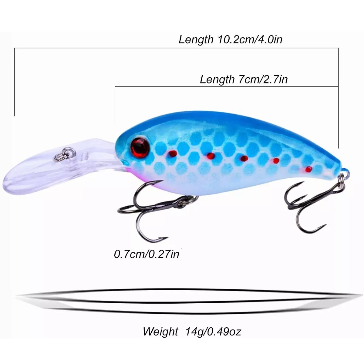 Set 8 Curricanes Pesca Señuelos De Realista Pesca Mar Cebo Duro