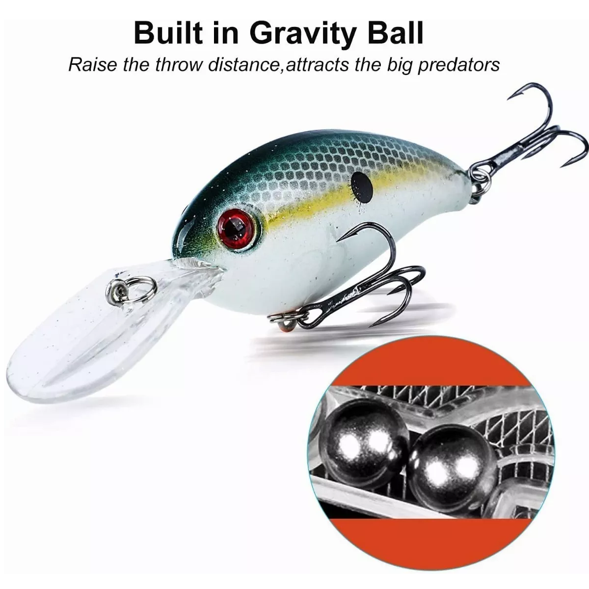 Set 8 Curricanes Pesca Señuelos De Realista Pesca Mar Cebo Duro