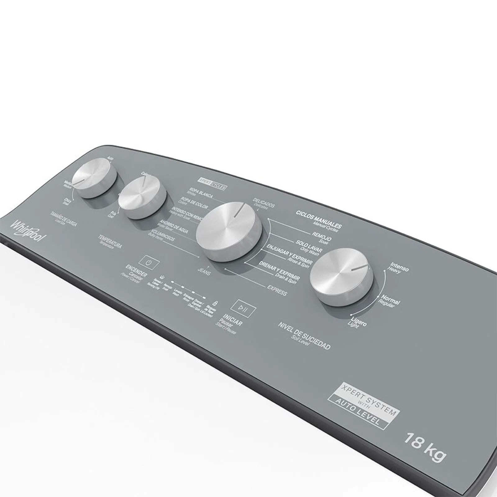 Lavadora Whirpool 8MWTW1844MJM 18 Kg Carga Superior Blanca