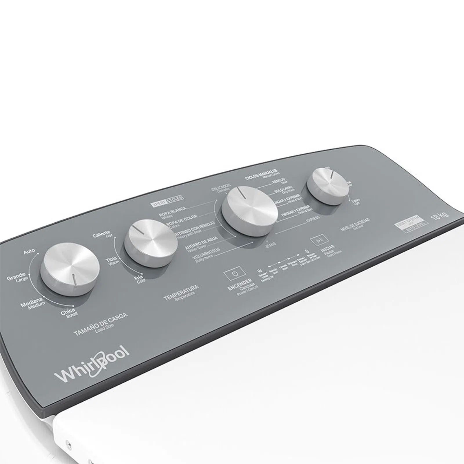 Lavadora Whirpool 8MWTW1844MJM 18 Kg Carga Superior Blanca