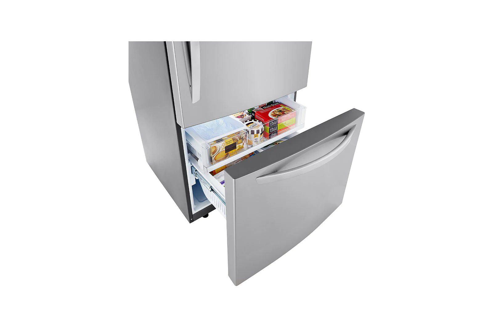 Refrigerador LG LB26BGS 26P con Congelador Abajo Linear Inverter