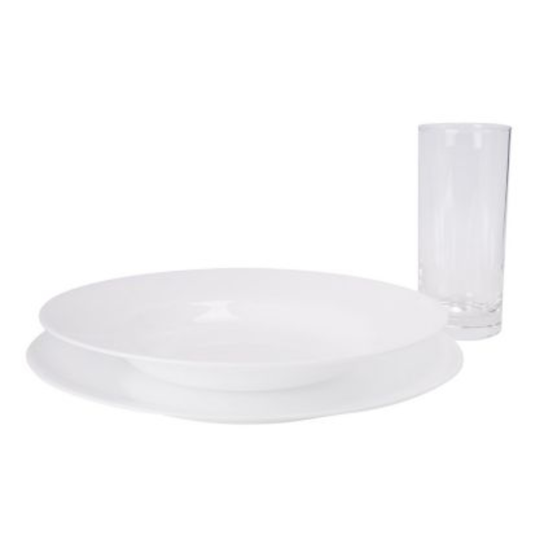 Juego de vajilla España Opal Glass 12 pzas BORMIOLI ROCCO