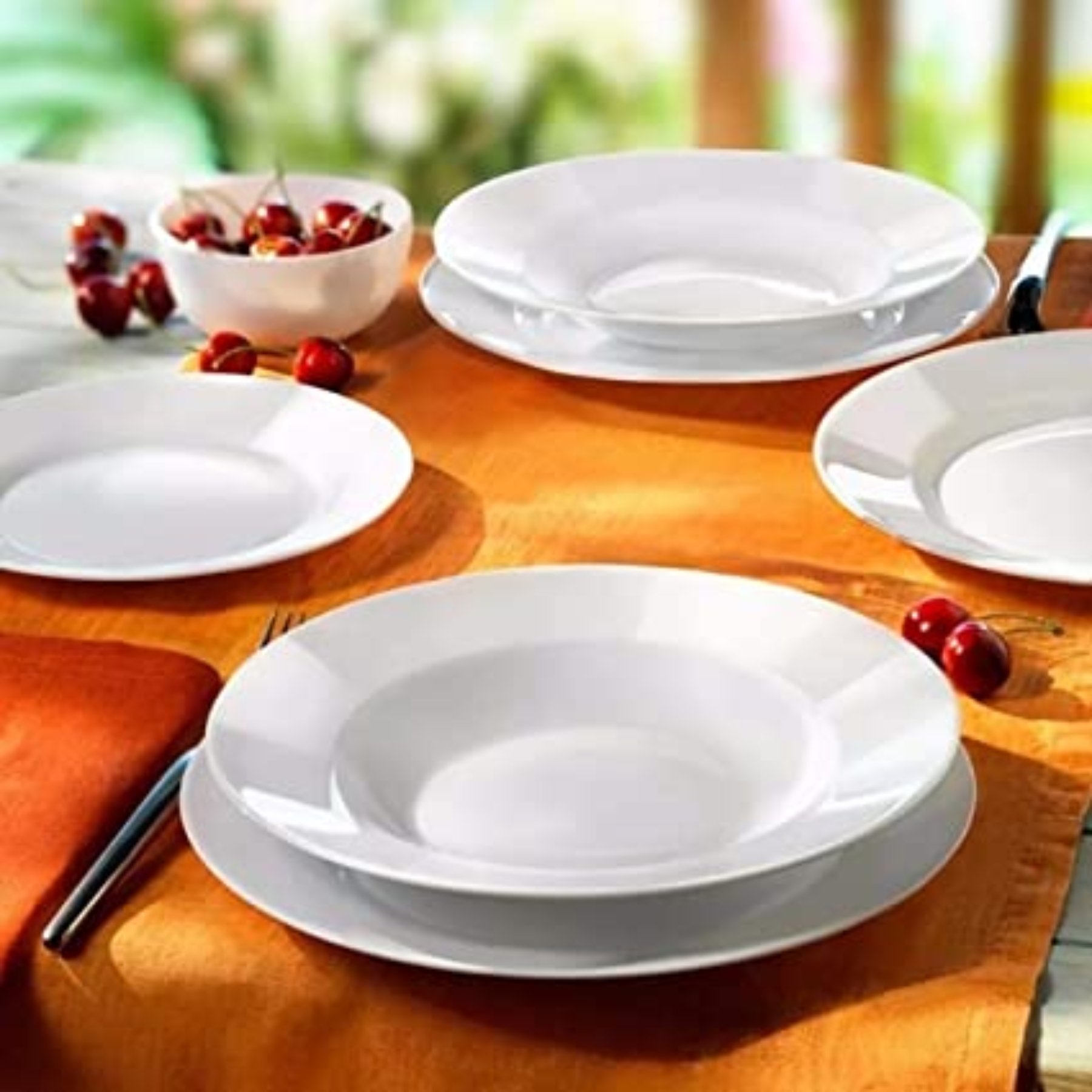 Juego de vajilla España Opal Glass 12 pzas BORMIOLI ROCCO