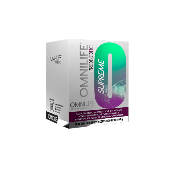 OMNILIFE Probiotic Supreme Caja con 30 sobres