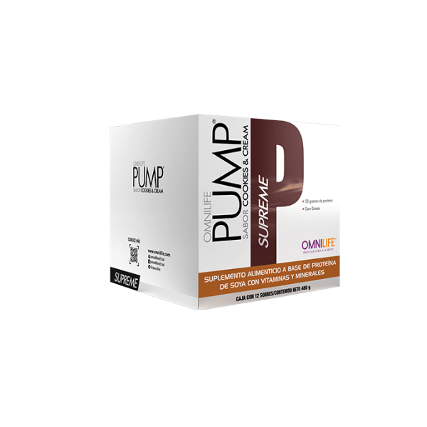 OMNILIFE Pump Supreme Caja con 12 sobres