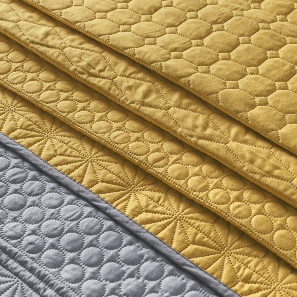 Edredón Ligero Mat Novo Mostaza 86208 Vianney