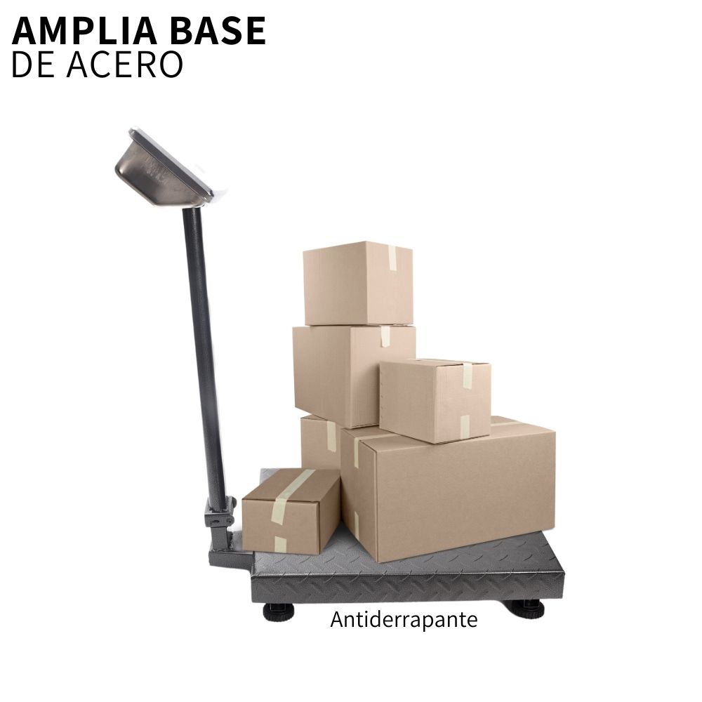 Bascula Comercial Digital 100 Kg Industrial Con Mastil