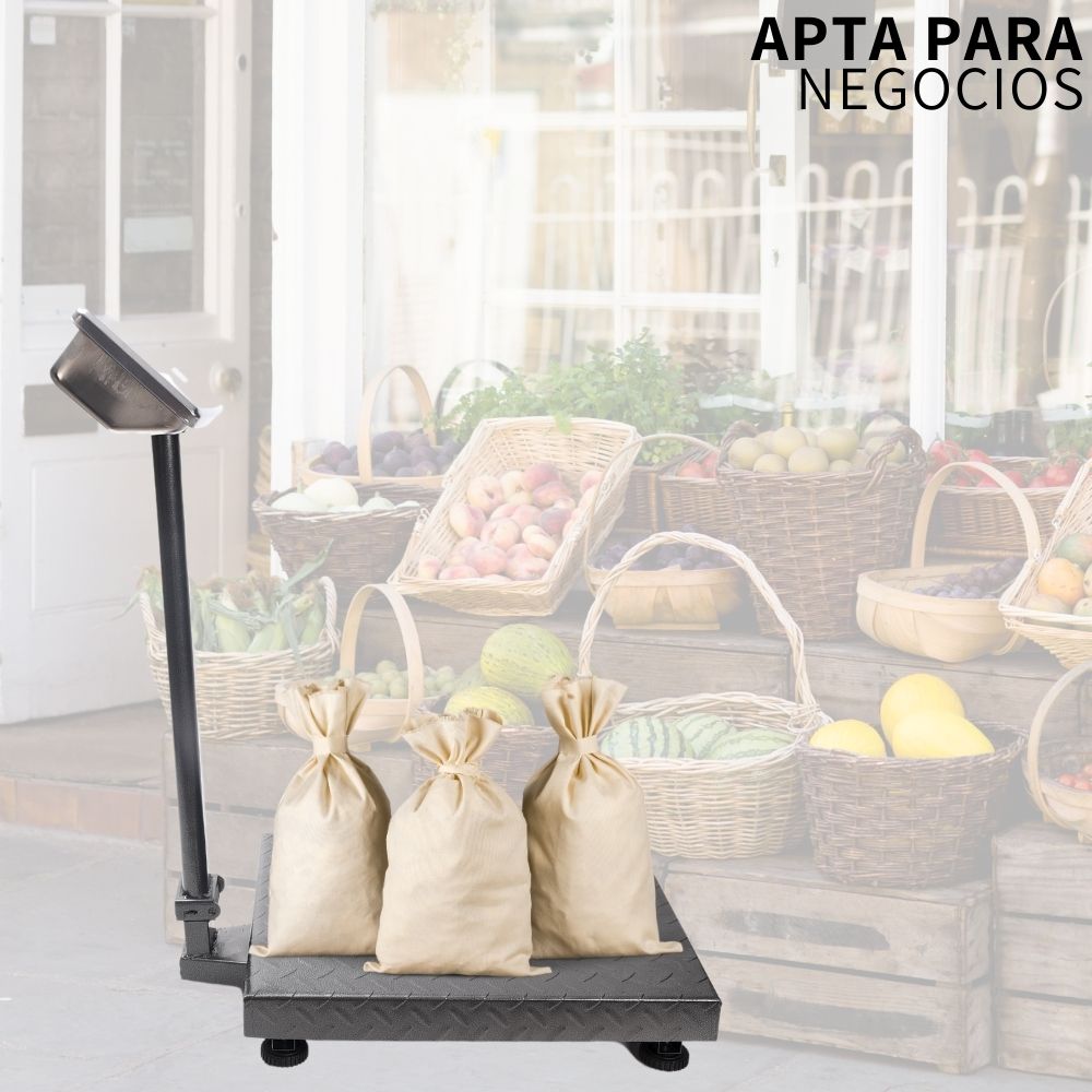 Bascula Comercial Digital 100 Kg Industrial Con Mastil