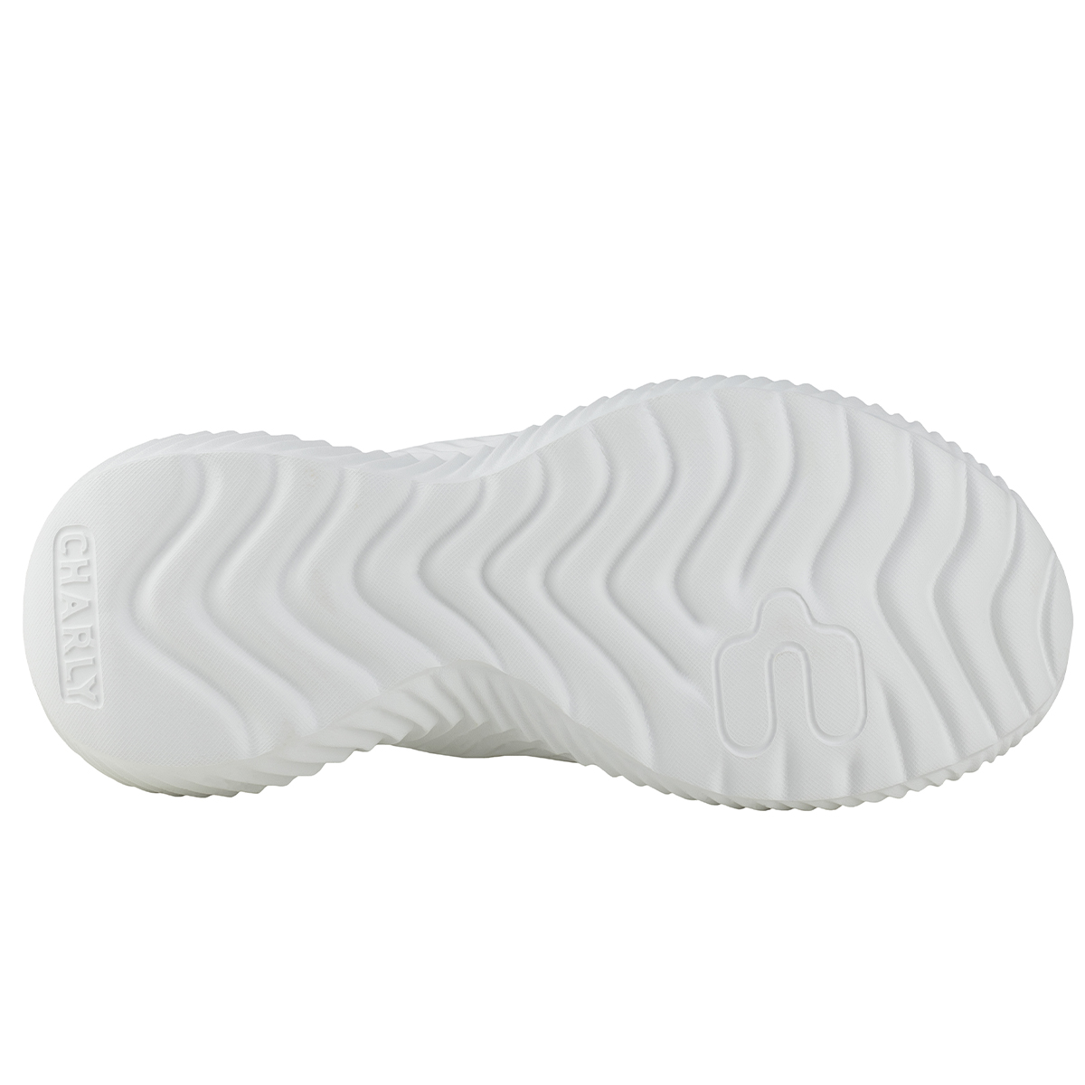 Tenis Running Para Mujer Charly 1049923 Blanco Rosa Sports