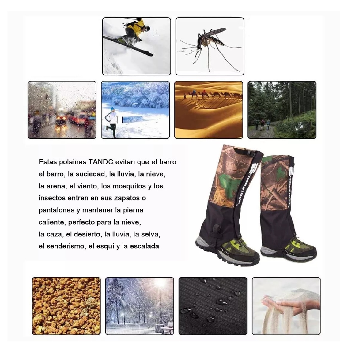 Protectores Piernas Exteriores Contra Serpientes E Insectos