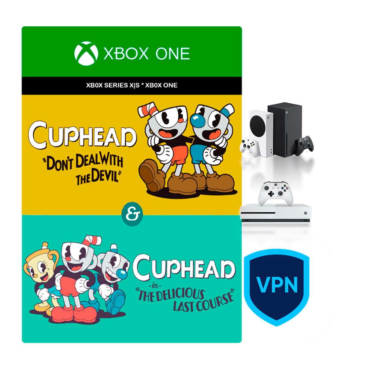 Cuphead y The Delicious Last Course Codigo Digital VPN