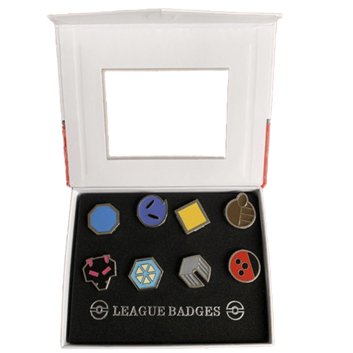 Medallas De Gimnasio Pokemon Coleccionables Estuche Pines Insignia