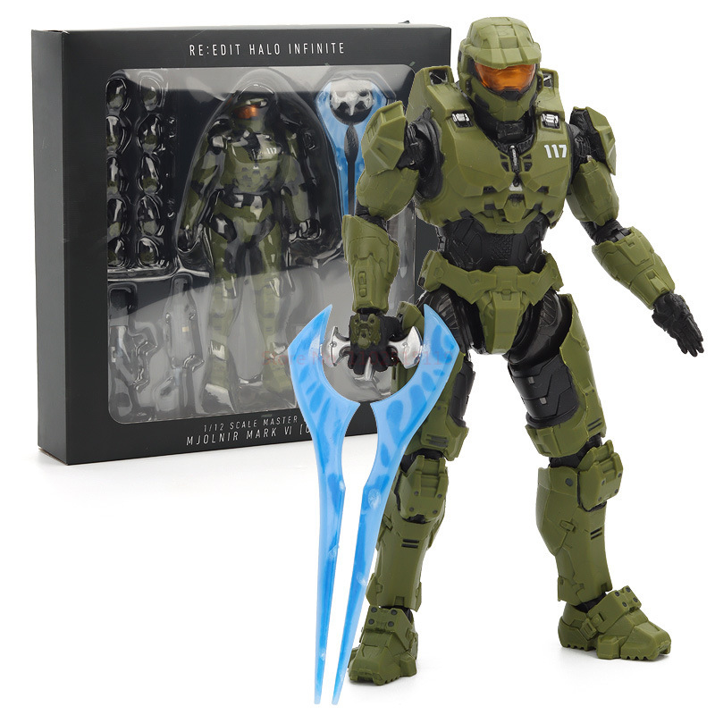 Figura Halo Infinite Coleccionable Master Chief A Escala Premium