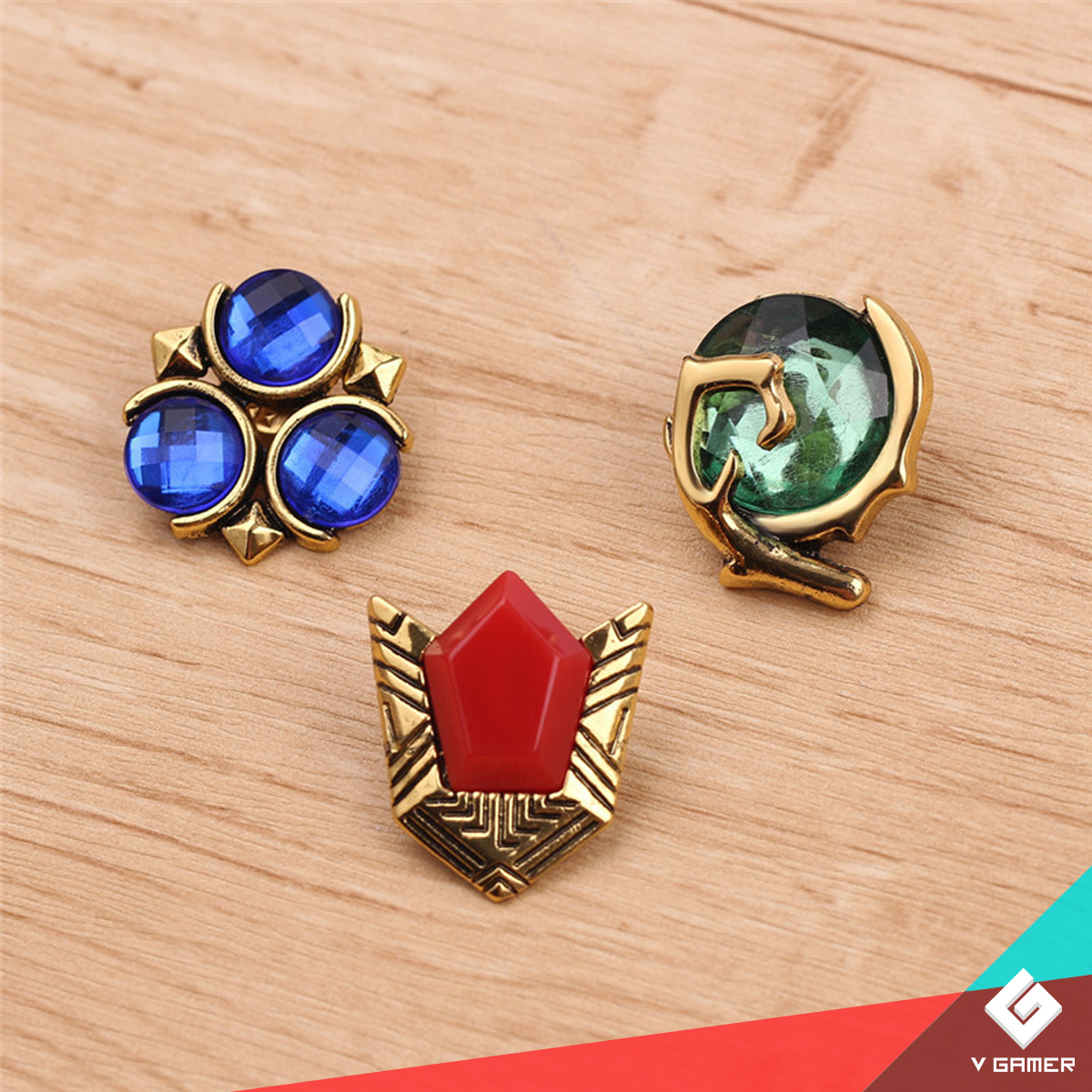 Insignias Leyenda De Zelda Colección Collares Dijes Estuche