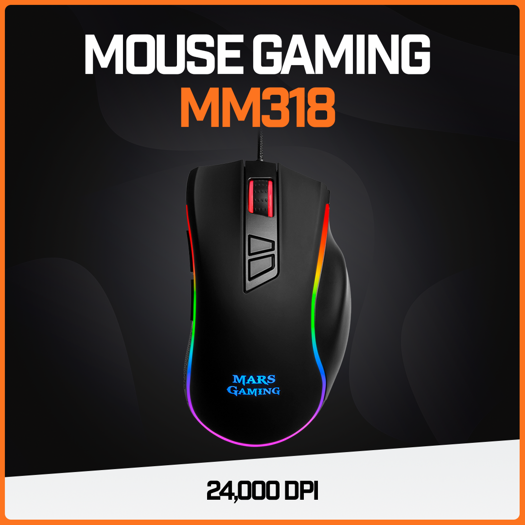 Mouse Gamer Ratón Pro Juegos Usb Periférico Rgb Pc 24000 Dpi