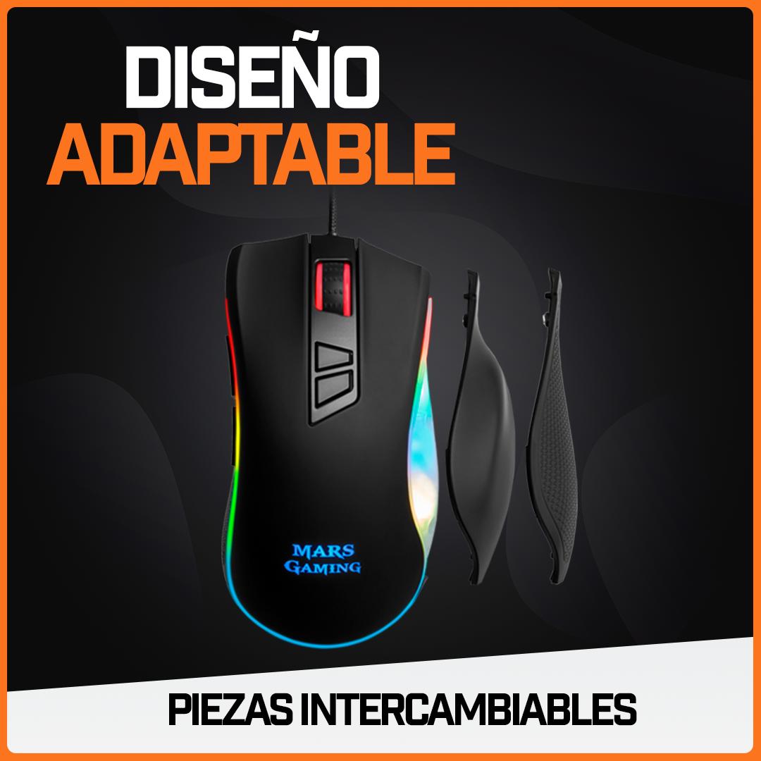 Mouse Gamer Ratón Pro Juegos Usb Periférico Rgb Pc 24000 Dpi