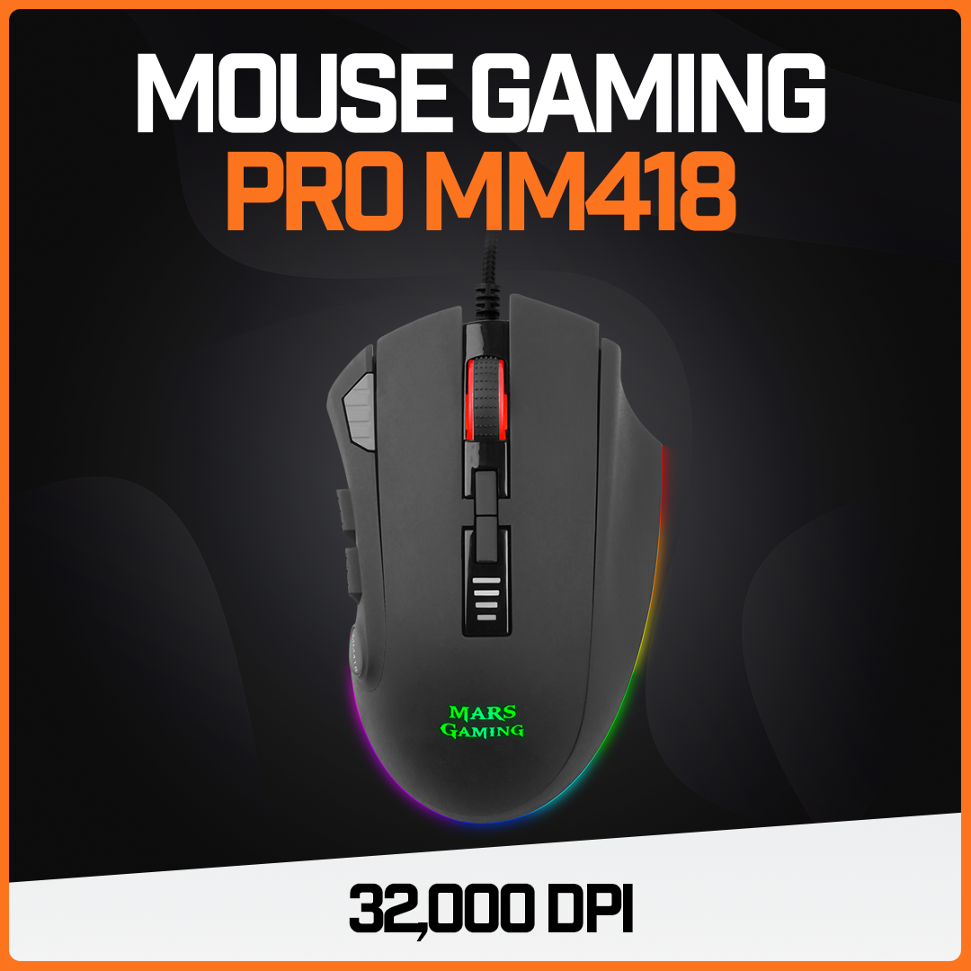 Mouse Gamer Ratón Pro Juegos Usb Periférico Rgb Pc 32000 Dpi
