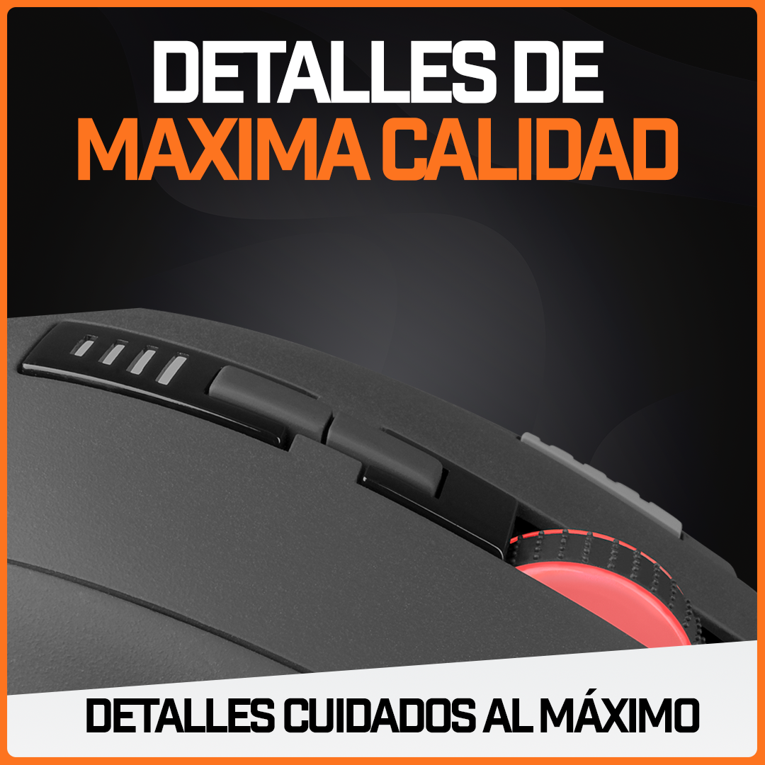 Mouse Gamer Ratón Pro Juegos Usb Periférico Rgb Pc 32000 Dpi