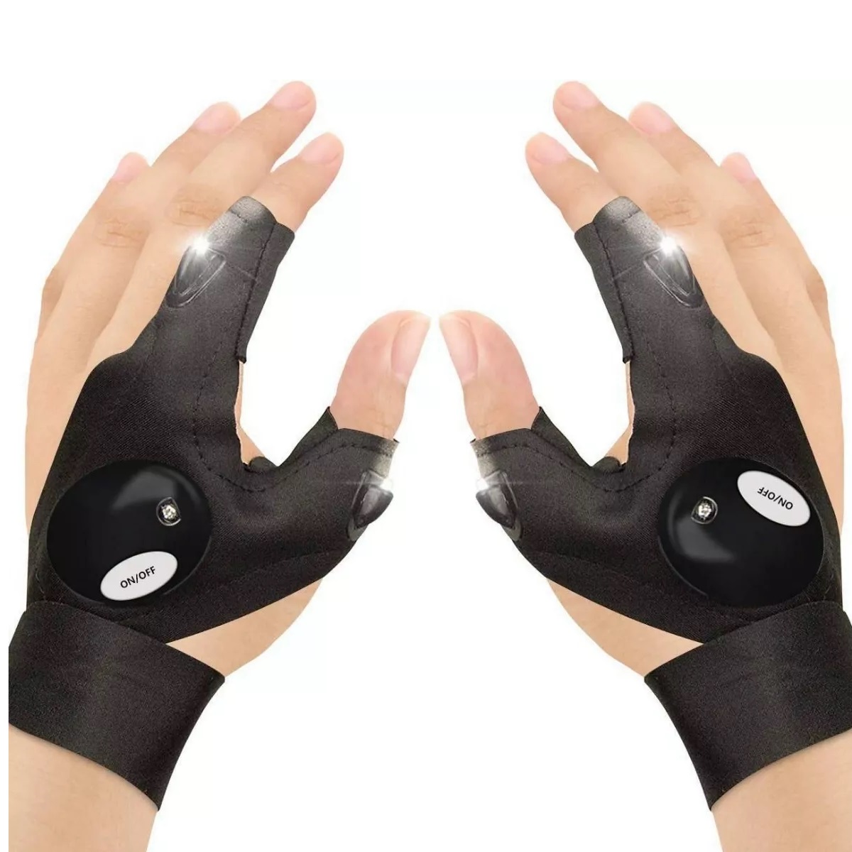 Ajustable Impermeable Led Guante Emergenciatrabajo Luz Pesca